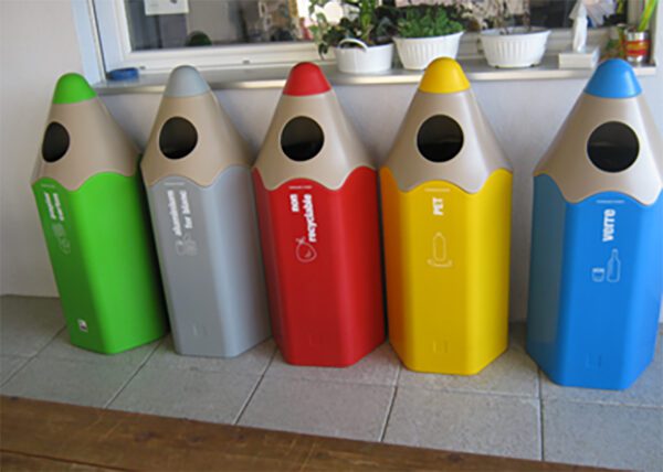 poubelle easy school école polyéthylène