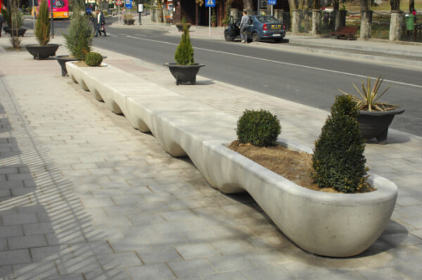 banc jardinière béton Coogee