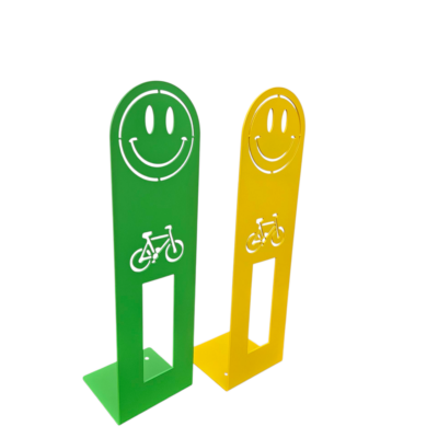 appui vélo smiley park acier