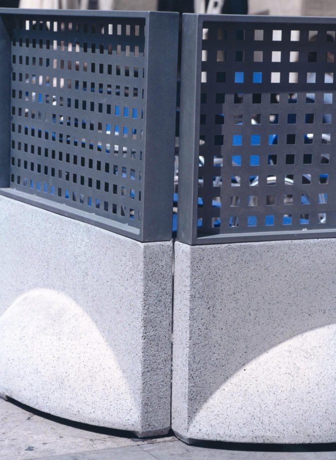 borne limite béton Concrete Urbaneco