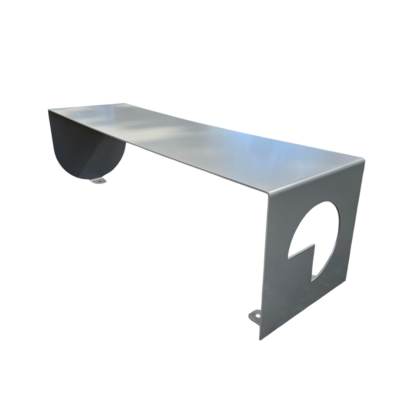 banc méridienne minimaliste wild acier